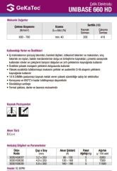 GEKATEC Çelik Elektrod - UNIBASE 660 HD
