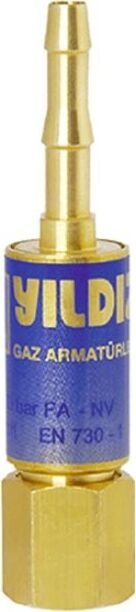 Yıldız Gaz Armatürleri Yıldız Alev Emniyet Valfi Hamlaç Arkası Için Oksijen (4542 - 4543) 1228