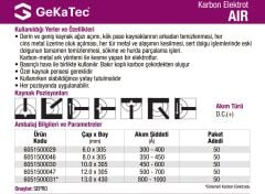 GEKATEC AIR Karbon Elektrot