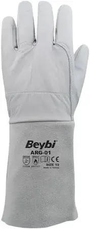 Beybi Argon Kaynakcı Eldiveni Gri ARG-01