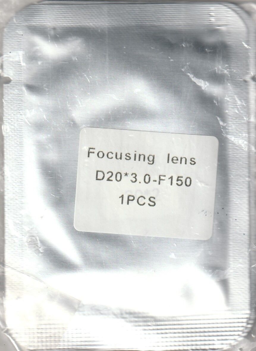 Lazer Koruma Ve Odak Lensleri 20x3 F150 FOCUS LENS