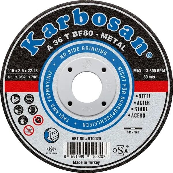 Karbosan Metal Kesme Diskleri