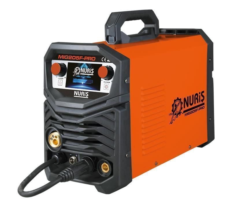Nuriş MIG205F-PRO Çanta Tipi Gazaltı Kaynak Makinası 220V