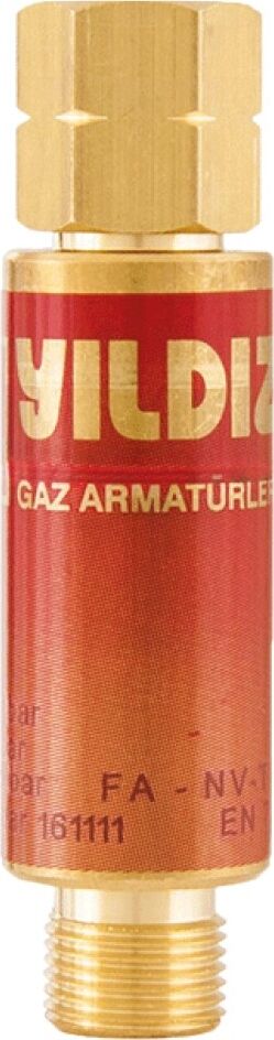 Yıldız Gaz Armatürleri Yıldız Alev Emniyet Valfi 1130 (Basınç Düşürücü Için Yanıcı Gaz)