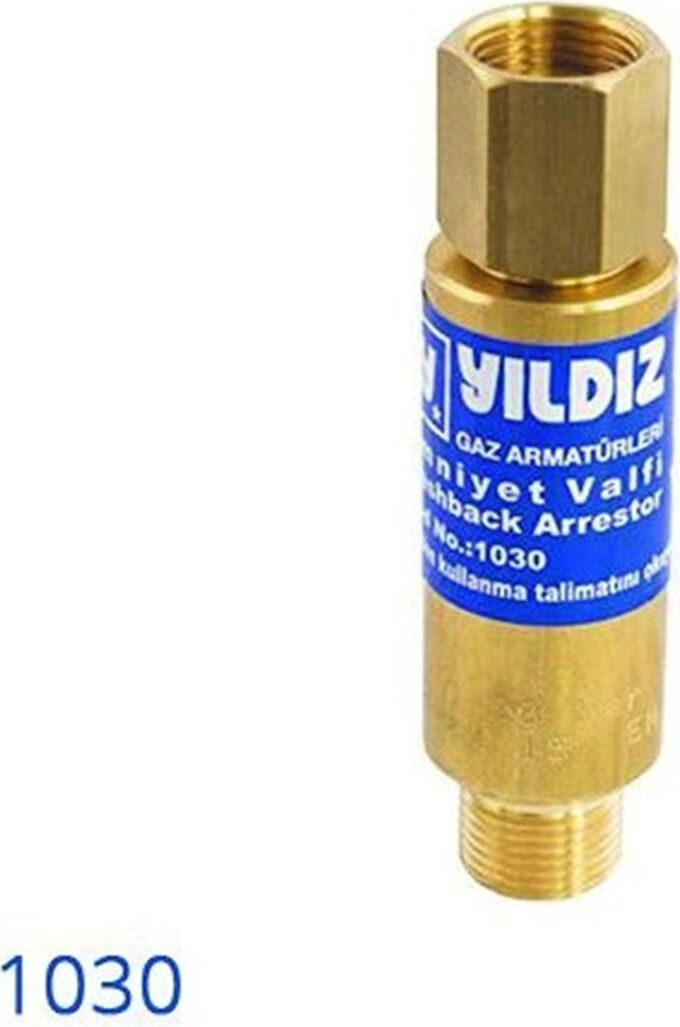 Yıldız Gaz Armatürleri Yıldız 1030 Alev Emniyet Valfi Oksijen