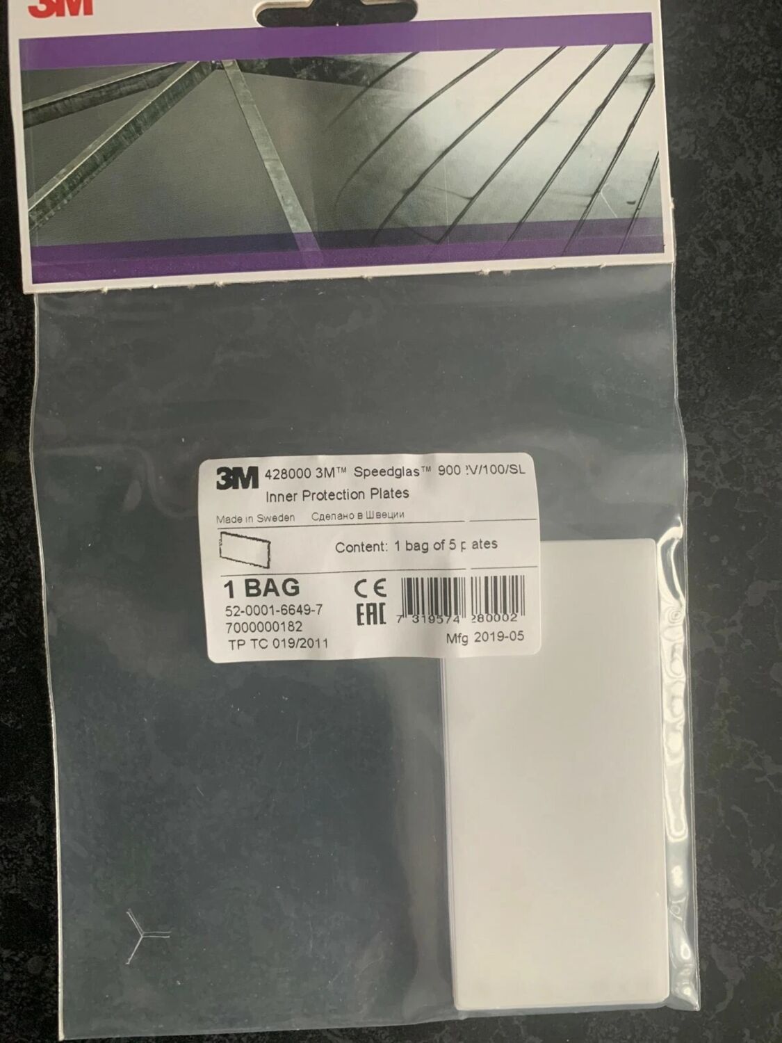 3M Speedglas 428000 İç Koruma Plakası 100V (5 Adet)