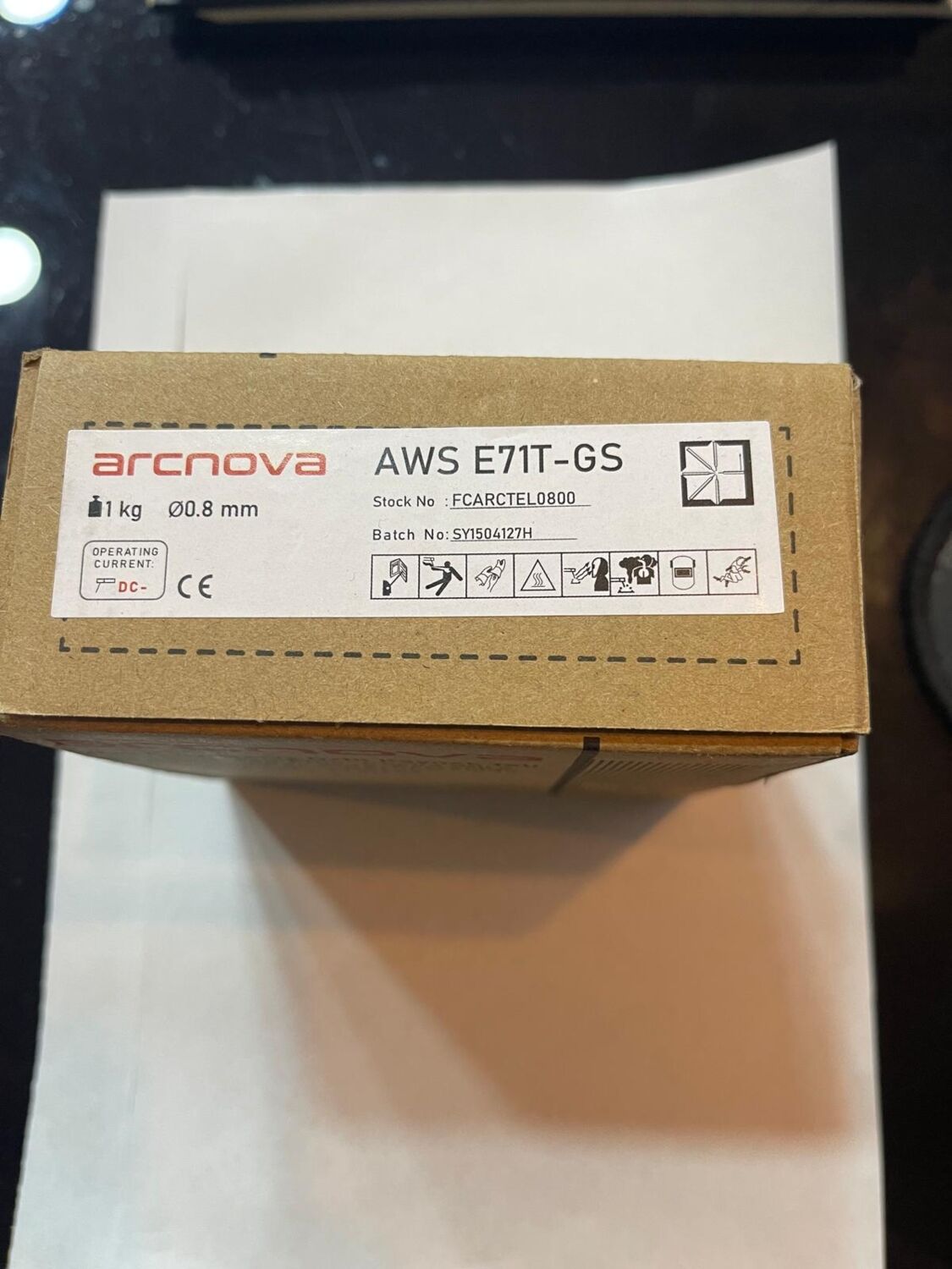 Gazsız Özlü Kaynak Teli 0,80MM 1 kg