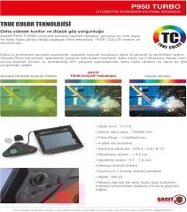 Sacit P950 Turbo Otomatik Kararan Colormatic Kaynak Maskesi