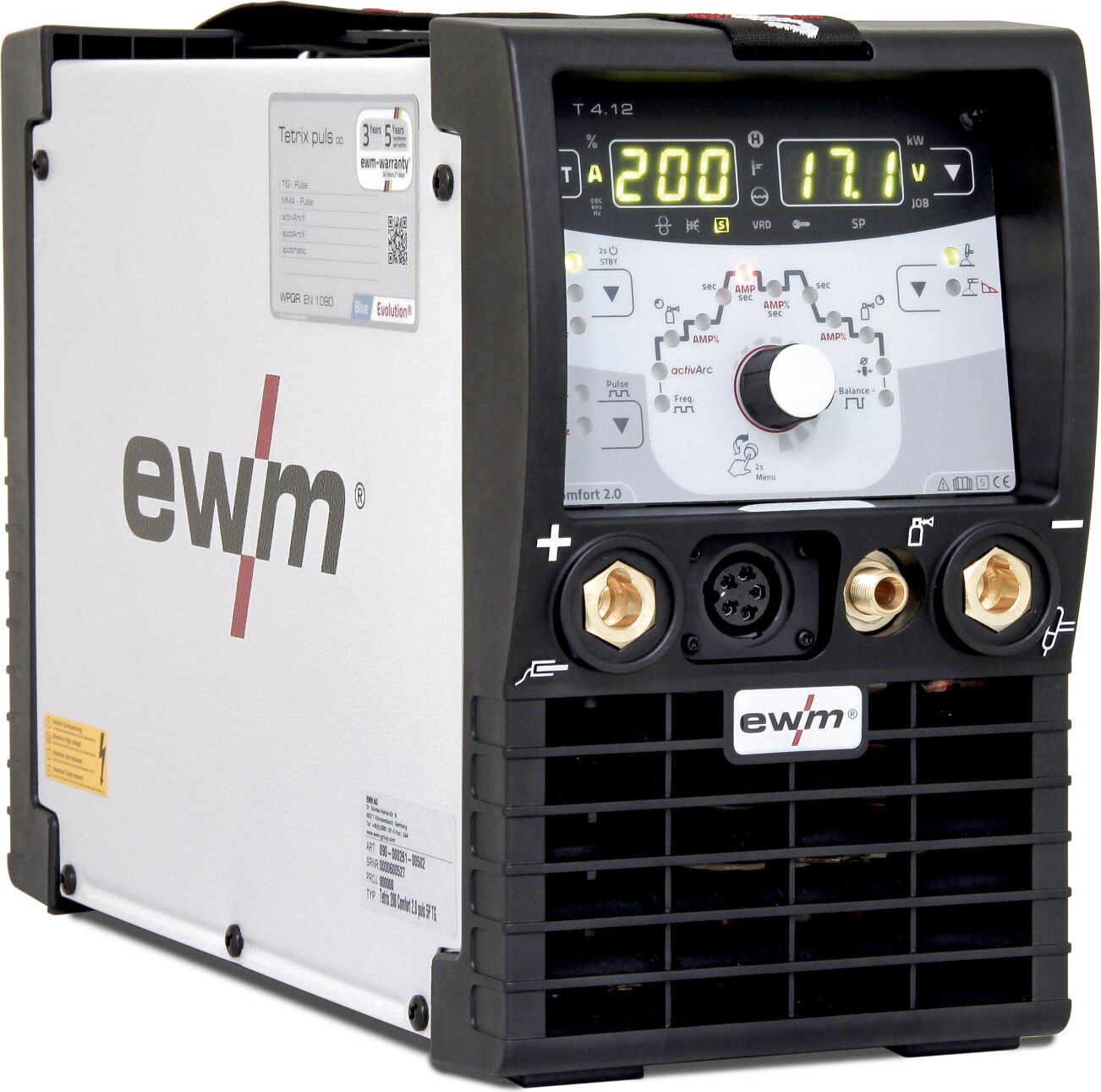 EWM Tetrix 200 Dc Comfort Puls Hava Soğutmalı Argon Kaynak Makinası