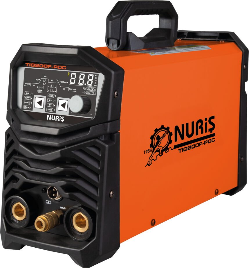 Nuriş TIG200F-PDC 200 Amper Dc Pulse Argon Kaynak Makinası