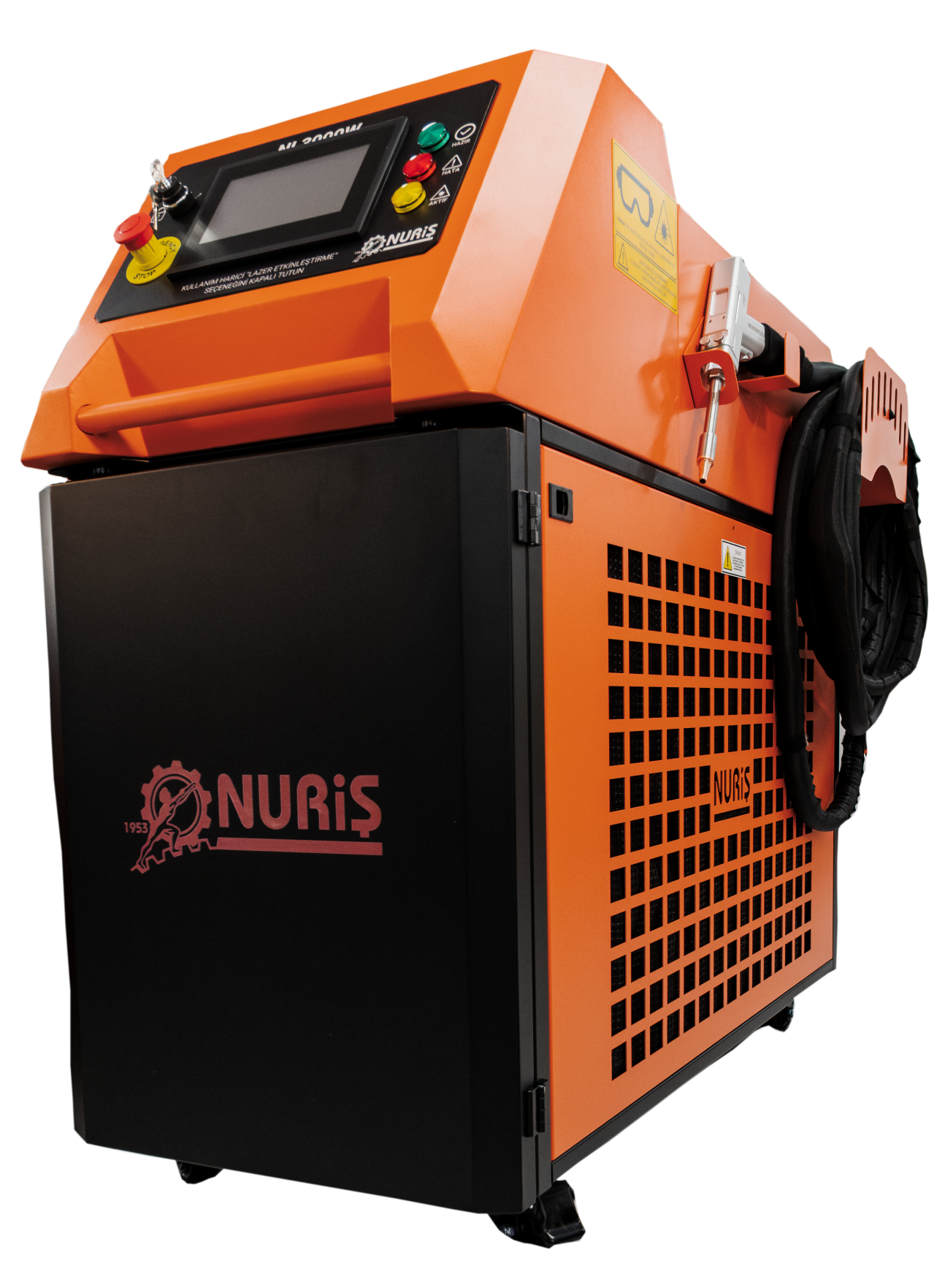 NURİŞ LAZER KAYNAK MAKİNELERİ NL 3000 KW DOUBLE WİRE (ÇİFT TELLİ)