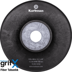 Karbosan GriteX Fiber Diskler GriteX Fiber Tabanlık 125 mm