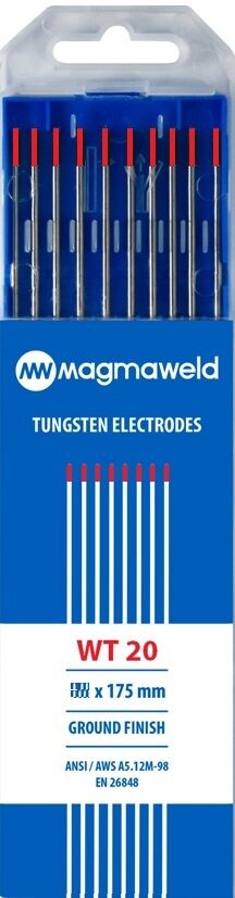 Magmaweld Tungsten 2.4x175 (WT-20) 10 adet