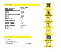 ESAB Buddy Tig 160 HF Yüksek Frekanslı Argon Kaynak Makinesi