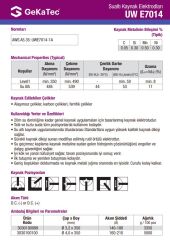 Sualtı Kaynak Elektrodu - UW E7014