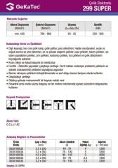 GEKATEC Çelik Elektrod - 299 SUPER